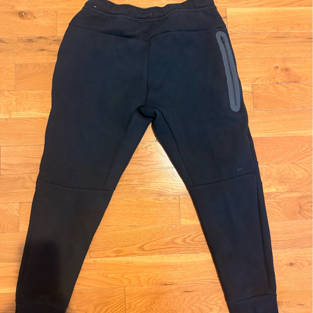 Nike Boys Black Joggers with Zip Pocket - Nike Tech fleece Big boys extended XL+